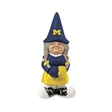 University of Michigan Wolverines Cheerleader Gnome