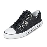 Mantaray- Grey eyelet detail lace up trainers