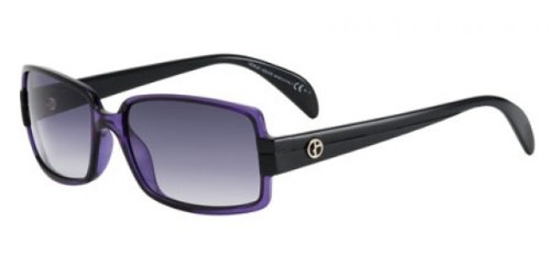 GIORGIO ARMANI SUNGLASSES DESIGNER FASHION AUTHENTIC WOMENS BLACK FRAME|VIOLAT GRADIENT LENS 2011 MODEL GA759/S IL2DG