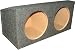 Q-Logic 10D70SB 10-Inch Ready-To-Assemble Dual Subwoofer Enclosure