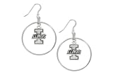 Illinois Fighting Illini School Charm Round Earrings