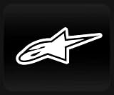 Alpinestars White Sticker Decal
