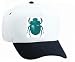 White Cap with bug, insect, beetle, scarab, animal