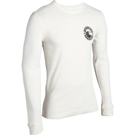 Quiksilver Undercurrent Thermal T-Shirt - Long-Sleeve - Mens Off White, S