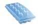 blue ice cube tray