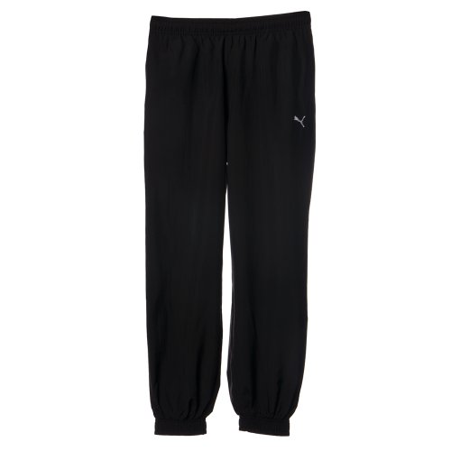 PUMA Jungen Jogginghose ESL Woven, closed, black, 140, 811992 02