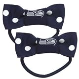 Seattle Seahawks Girls Bow Pigtail Holder at Amazon.com