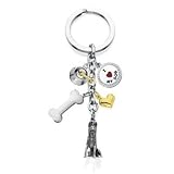 German Shepherd - I Love My Dog Keychain