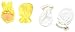 Gerber Unisex-Baby Newborn 2 Pack Mittens Duck, Yellow, 0-3 Months