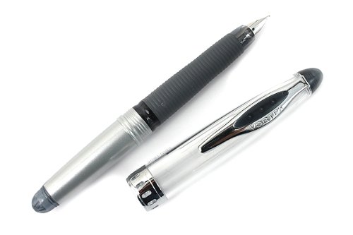 万年筆 ボーテックス 透明ブラック 細字 FVS150RTBF