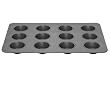 Bake Porter 12-Cup Muffin Pan, Grey