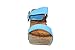 Forever Women's Freya-25 Blue Letherette Wedge Sandal