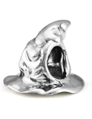 Genuine Ohm Beads (TM) Product. 925 Sterling Silver Wizard Hat European Bead Charm. 100% Satisfaction Guaranteed.