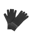 Roberto Cavalli Signature Cuff Knit Gloves Black