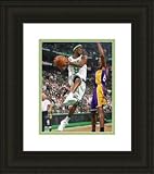 Framed 08 NBA Finals Rajon Rondo Boston Celtics Photo