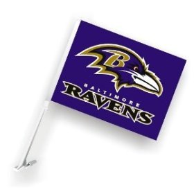 Baltimore Ravens - NFL Car Flag