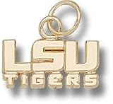 LSU 10KT New LSU Tigers 1/4 Pendant