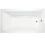 Maax Drop In Rectangular White Finish