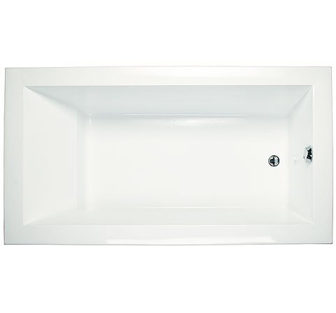 Maax Drop In Rectangular 1/2 Black