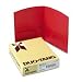 Oxford 50625-58 Contour Two Pocket Portfolios, Red, 25 Per Box
