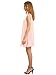 Romwe Women's Casual Sleeveless Summer Sun Dress Pink S