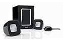 Philips - SPA2360/10 - Enceintes multim&eacute;dias 2.1 pour MAC / PC - T&eacute;l&eacute;commande filaire - Entr&eacute;e mp3 / Sortie casque - 22 W