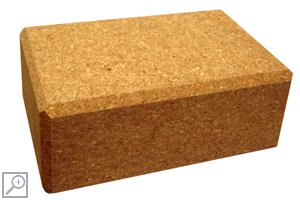 Cork Yoga Block 4x6x9
