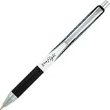 Z-Grip Flight Retractable Ballpoint Pen, 1.2 mm, Bold, Black, Dozen