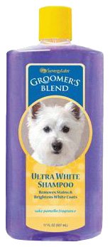 Synergy Groomer's Blend Pet Shampoo, Ultra White, 17 Ounces