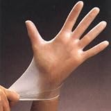 Medline MediGuard Vinyl Synthetic Exam Gloves Medium Case: 1000