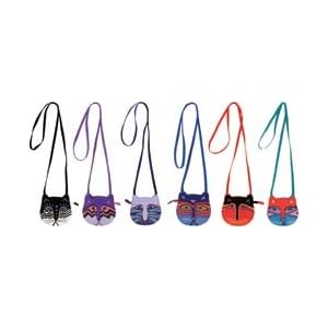 Laurel Burch Assorted Mini Crossbody Bag W/Zipper Top 6 1/2