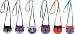 Laurel Burch Assorted Mini Crossbody Bag W/Zipper Top 6 1/2"X6" Assorted Feline Faces LB4460