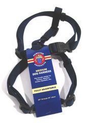 Hamilton Adjustable Comfort Dog Harness Navy 3 4 X20-30 - CFA
