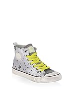 Pepe Jeans Zapatillas abotinadas Industry Stars (Plata)