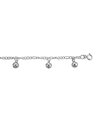 Sterling Silver Charm Bracelet w/ Chime Balls