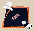 University of Illinois Fighting Illini Plush Teddy Bear Baby Blanket
