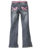 Vanilla Star Girls Pink Patent Swirl Pocket with Studded Belt