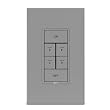 Smarthome 2486DGY6 KeypadLinc INSTEON 6-Button Scene Control Keypad with Dimmer, Gray