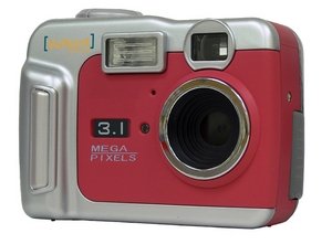 VuPoint 3.1MP Digital Camera - Red