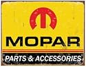 Mopar Parts & Accessories Metal Sign Rusted Style