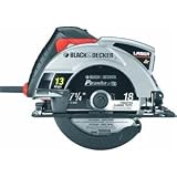 Black& Decker CS1030L 13 Amp 7-1/4-Inch Laser Circular Saw with Soft Grips