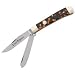 Boker Knives 2525TOR Carbon Steel Trapper Pocket Knife with Tortoise Celluloid Handles