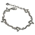 Brighton Collectible Tuscan Etched Heart Charm Bracelet