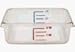 Rubbermaid? 9F03 White Polyethylene Square Storage Containers. Stackable, break-resistant, NSF in complying with HACCP guidelines. 2 quart size, sold in case size 12.