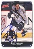 Bob Boughner, Nashville Predators, 1999 Topps Chrome Autographed Card