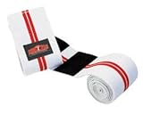 Grizzly Competition Fitness Knee Power Wraps with Velcro