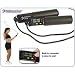 Jumping Rope is a fun exercise that tones your calves, thighs, butt, arms and more while burning massive amounts of calories! This high-quality jump rope features soft neoprene grips, a highly durable cord that's adjustable up to 9-1/2 feet and an easy-to-use computer built-in to the handle. Simply enter your weight and your desired workout time. The computer will count your jumps, calculate calorie burn and even sound an alarm when your workout is complete. A great way to keep tone and lose weight!. Battery Included. NOTE: This item is shipped directly from the manufacturer. It is ineligible for Expedited Shipping service, and is not returnable.