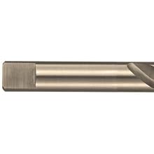 Cleveland 2513 Cobalt Steel Long Length Drill Bit, Gold Oxide Finish, Round Shank with Tang, 118 Degree Notched Point