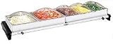 Broil King Grand Buffet Server with Clear Lids 15.25x46x7.88-in.