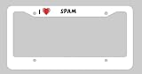 Custom License Plate with I Love Spam
